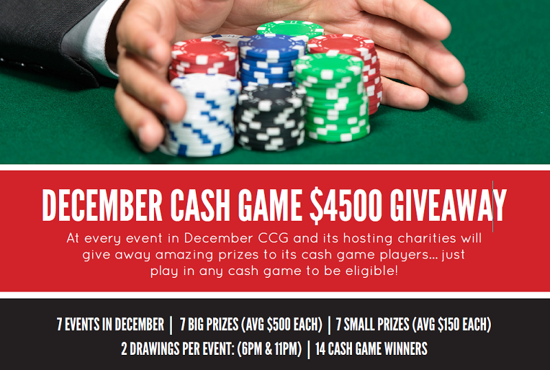 December Cash Game Promotions