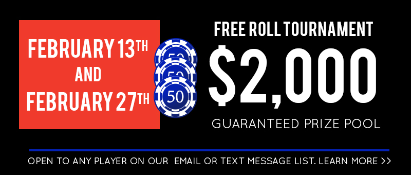 2,000 Free Roll Poker Tournament Chicago