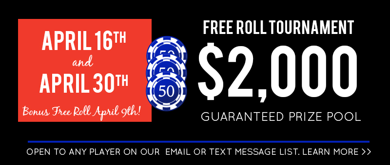 April Poker Free Rolls in Chicago