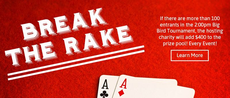 Break the Rake Promotion at CCG