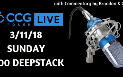 CCG Poker LIVE: our first TV Final Table with commentary by Brandon and Chris