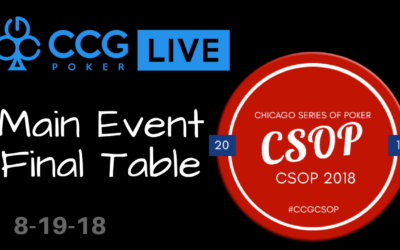2018 CSOP Main Event Final Table – Enjoy The Final 7!